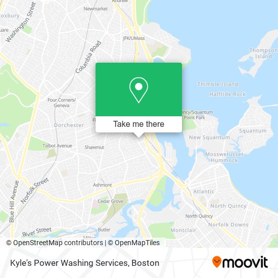 Mapa de Kyle's Power Washing Services