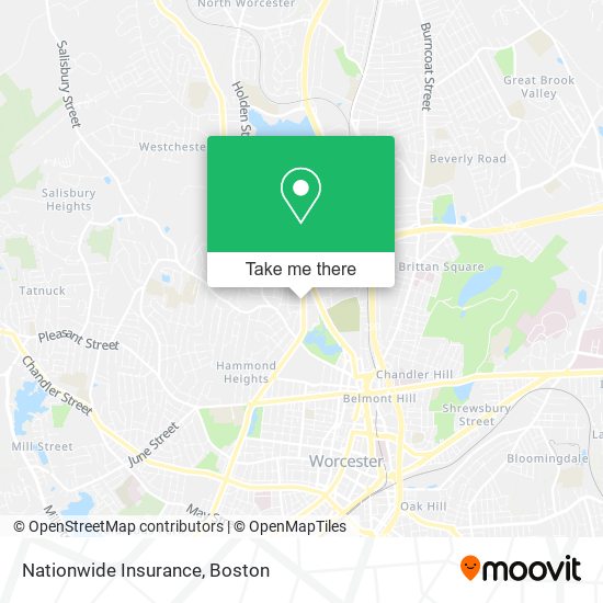 Mapa de Nationwide Insurance