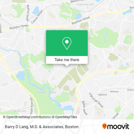 Barry D Lang, M.D. & Associates map