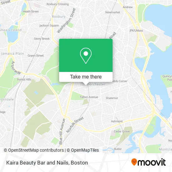 Mapa de Kaira Beauty Bar and Nails