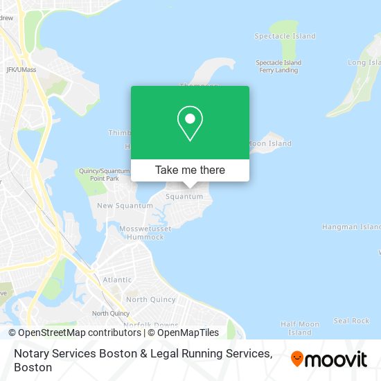 Mapa de Notary Services Boston & Legal Running Services