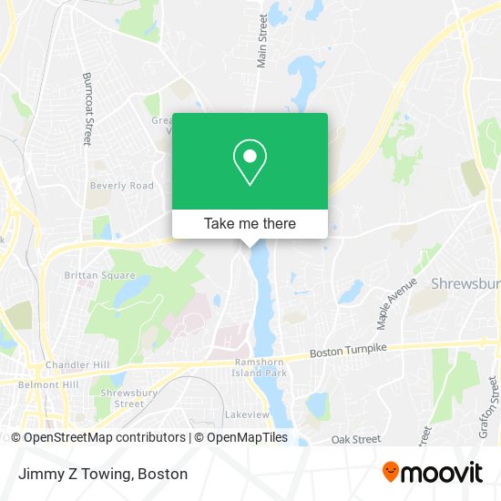 Jimmy Z Towing map