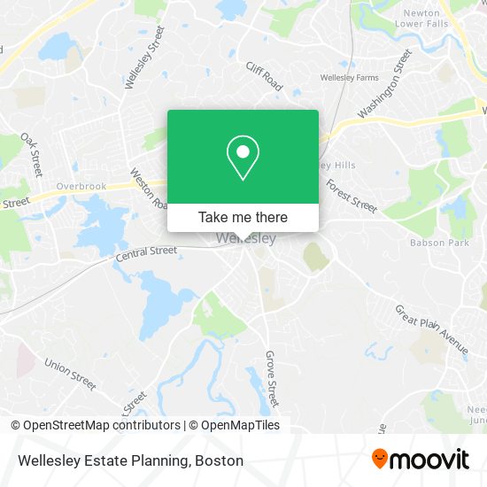 Wellesley Estate Planning map