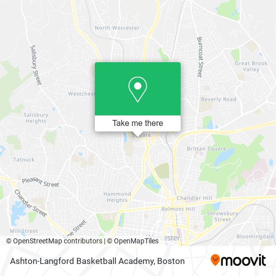 Ashton-Langford Basketball Academy map