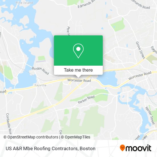 US A&R Mbe Roofing Contractors map
