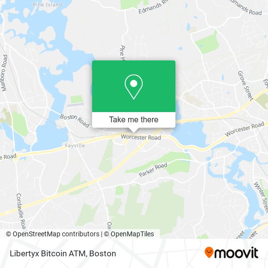 Mapa de Libertyx Bitcoin ATM