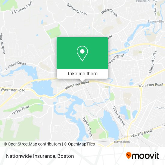 Mapa de Nationwide Insurance