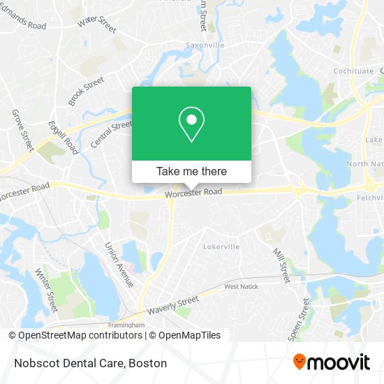 Mapa de Nobscot Dental Care