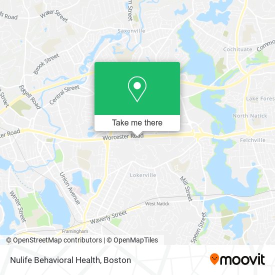 Mapa de Nulife Behavioral Health