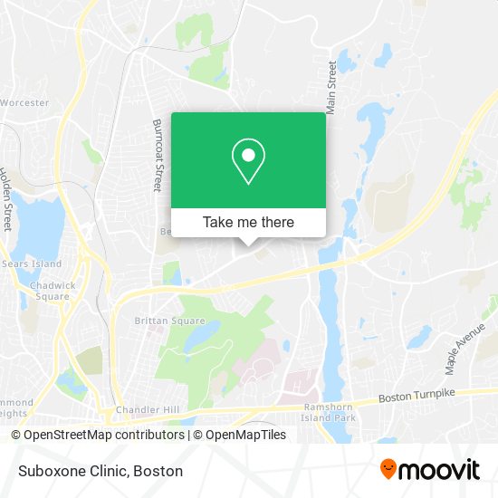 Suboxone Clinic map