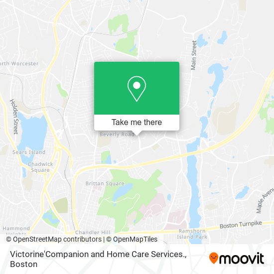 Victorine'Companion and Home Care Services. map