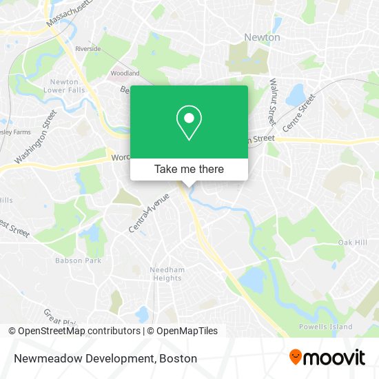 Newmeadow Development map