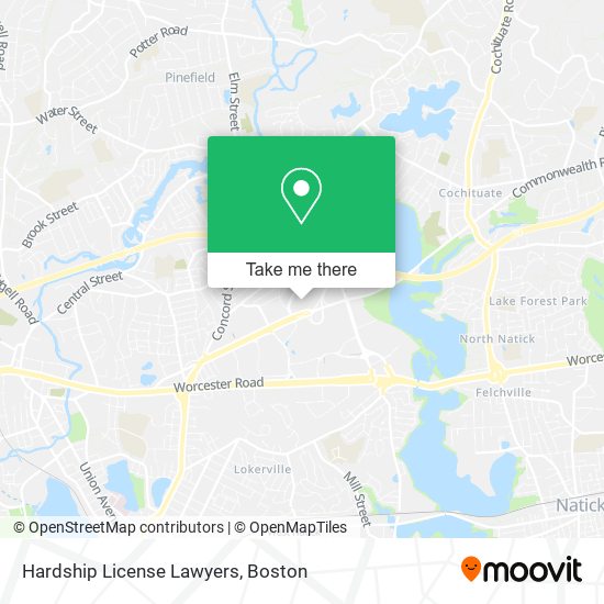 Hardship License Lawyers map