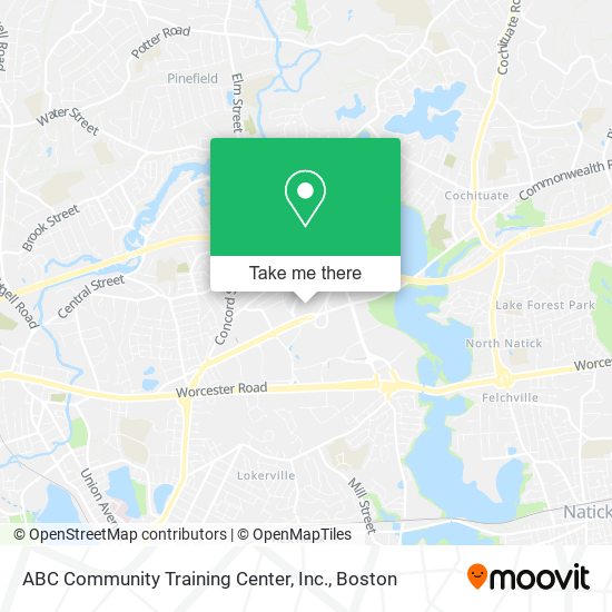 Mapa de ABC Community Training Center, Inc.