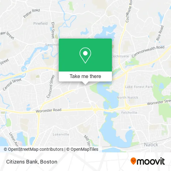 Citizens Bank map