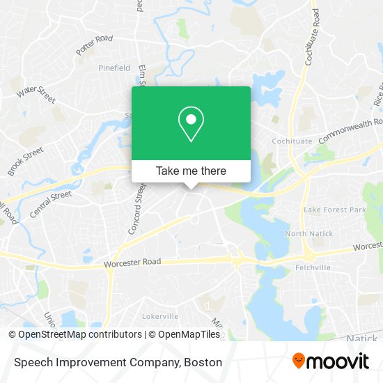 Mapa de Speech Improvement Company