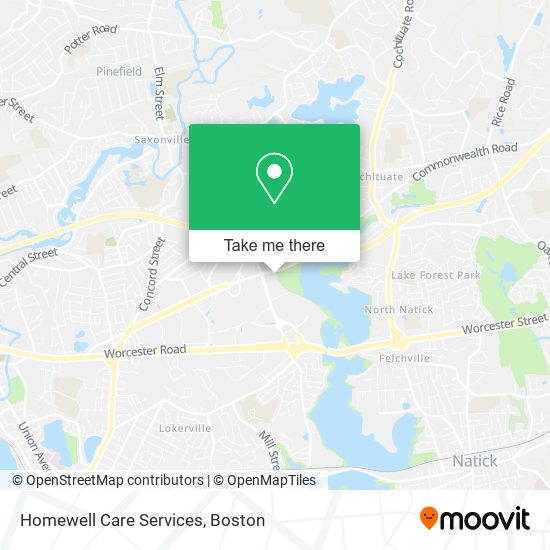 Mapa de Homewell Care Services