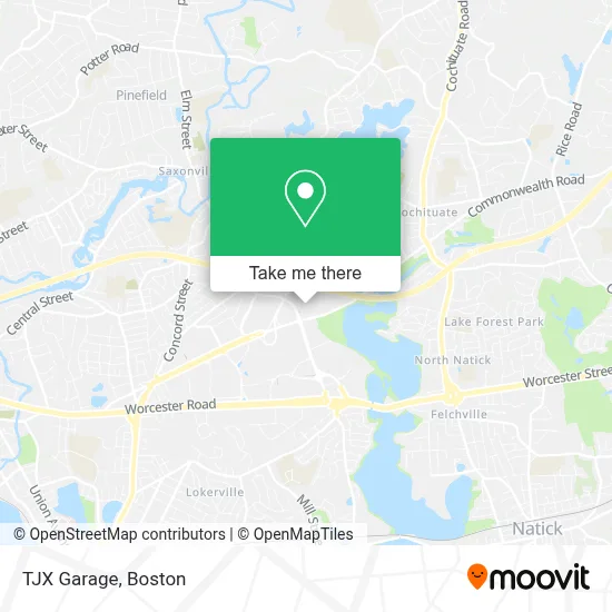 TJX Garage map