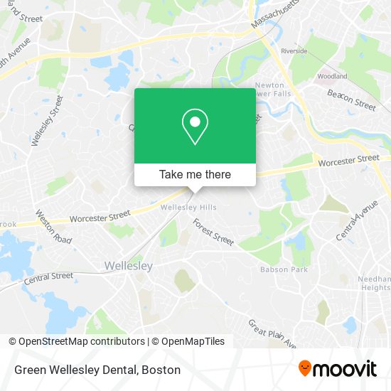 Green Wellesley Dental map