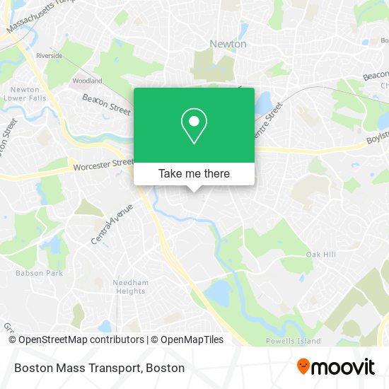 Mapa de Boston Mass Transport