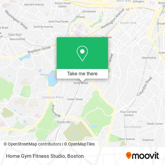 Mapa de Home Gym Fitness Studio