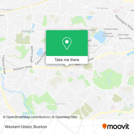 Western Union map