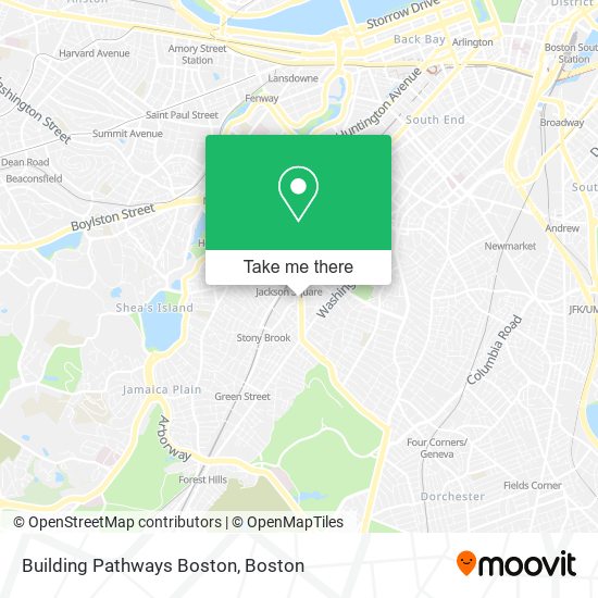 Mapa de Building Pathways Boston