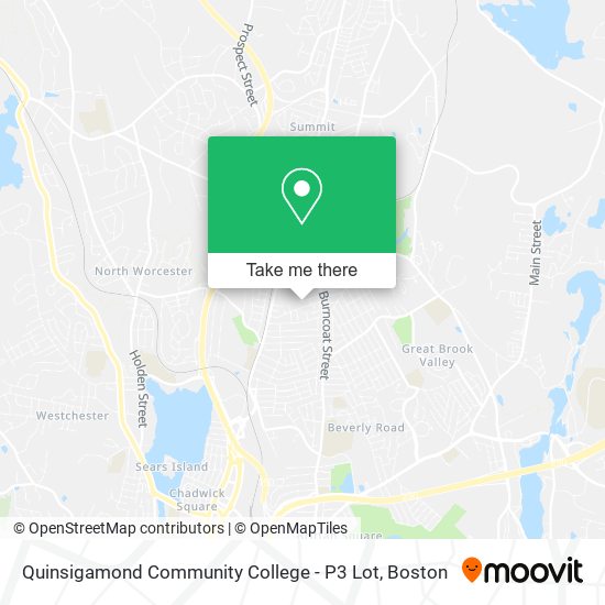 Quinsigamond Community College - P3 Lot map