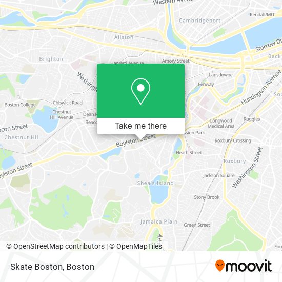 Skate Boston map