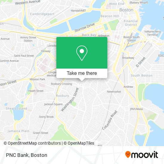 PNC Bank map