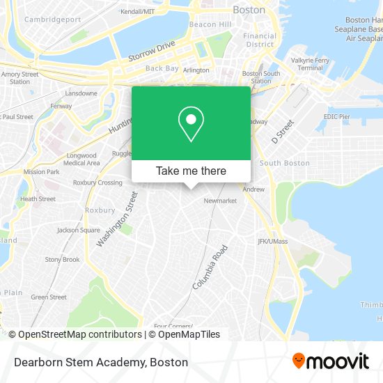 Dearborn Stem Academy map