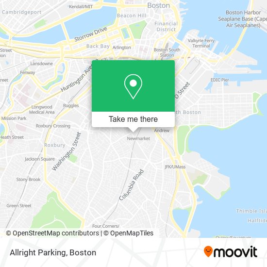 Allright Parking map