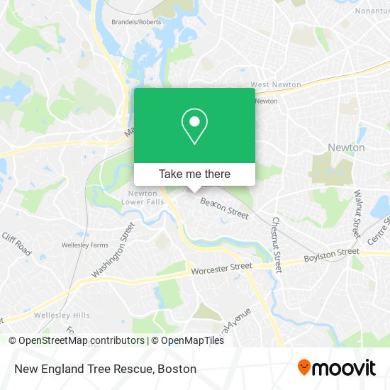 Mapa de New England Tree Rescue