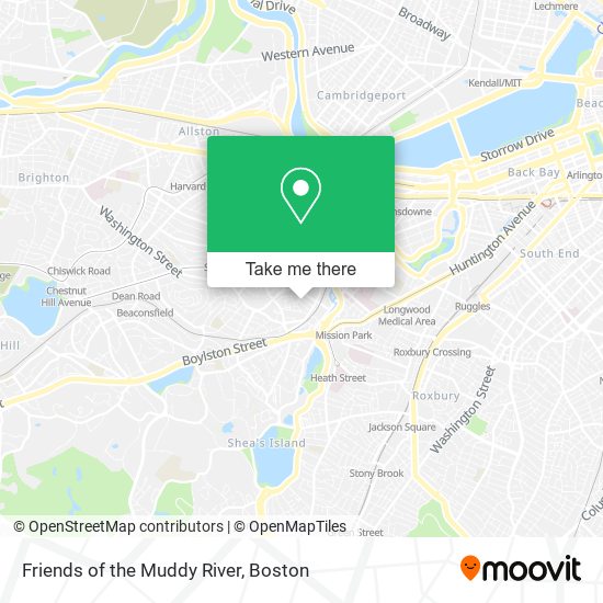 Friends of the Muddy River map