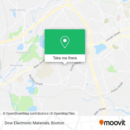 Mapa de Dow Electronic Materials