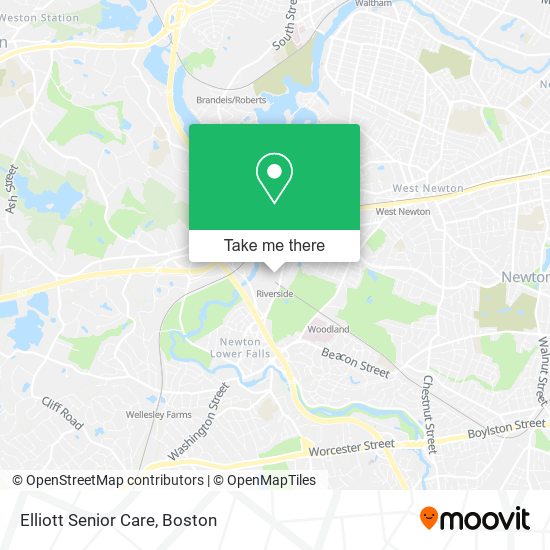 Elliott Senior Care map