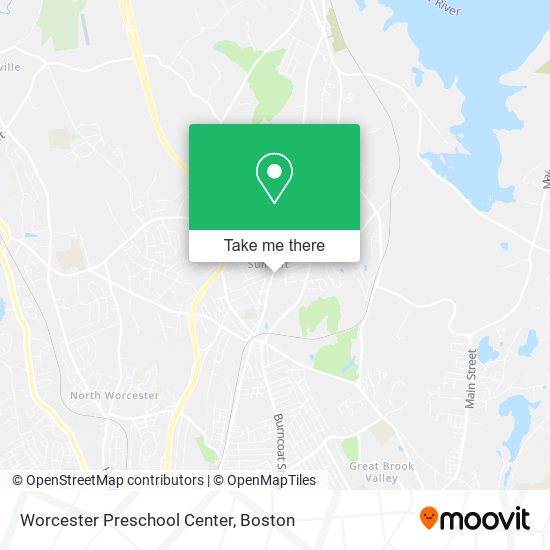Mapa de Worcester Preschool Center
