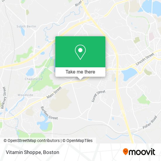 Mapa de Vitamin Shoppe