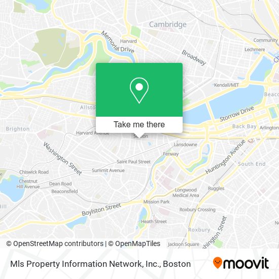 Mapa de Mls Property Information Network, Inc.