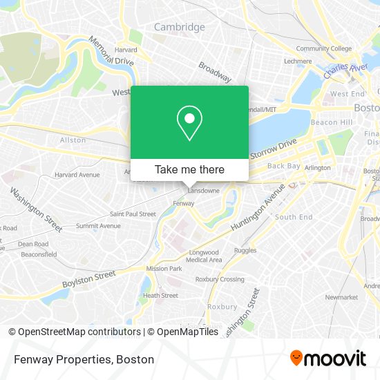 Mapa de Fenway Properties