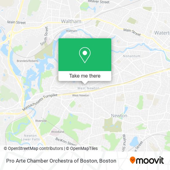 Mapa de Pro Arte Chamber Orchestra of Boston