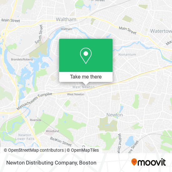 Mapa de Newton Distributing Company
