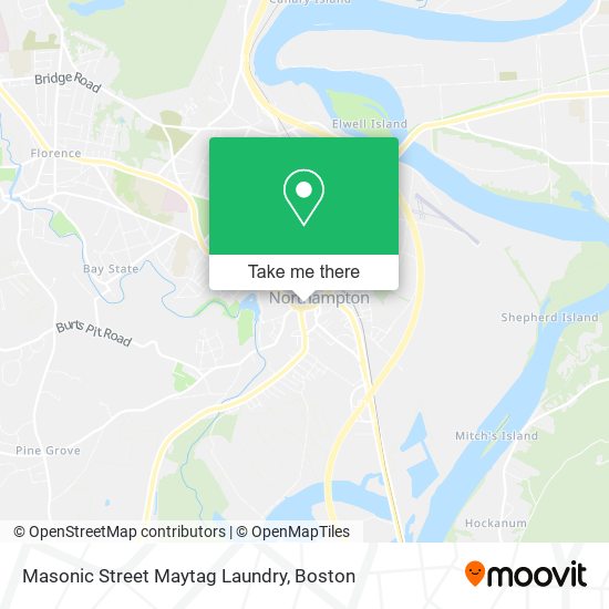 Masonic Street Maytag Laundry map