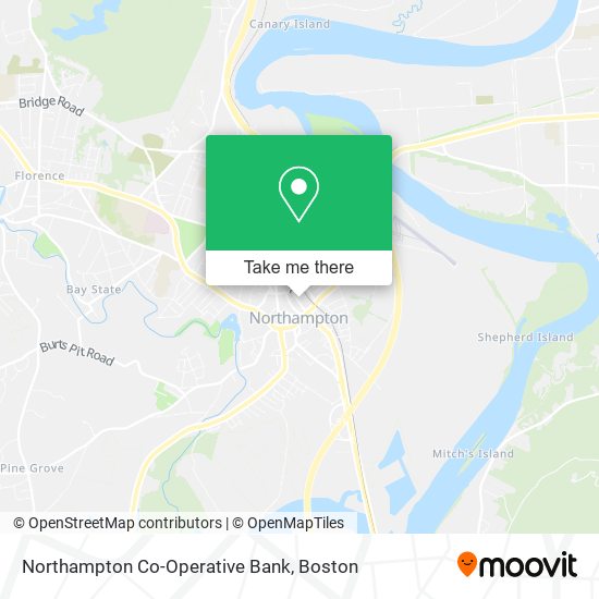 Mapa de Northampton Co-Operative Bank
