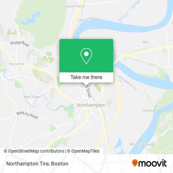 Northampton Tire map