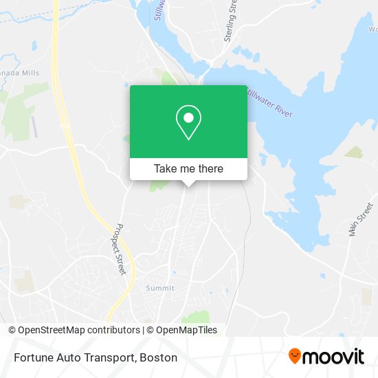 Fortune Auto Transport map