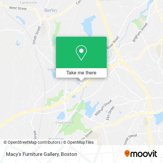 Macy's Furniture Gallery map