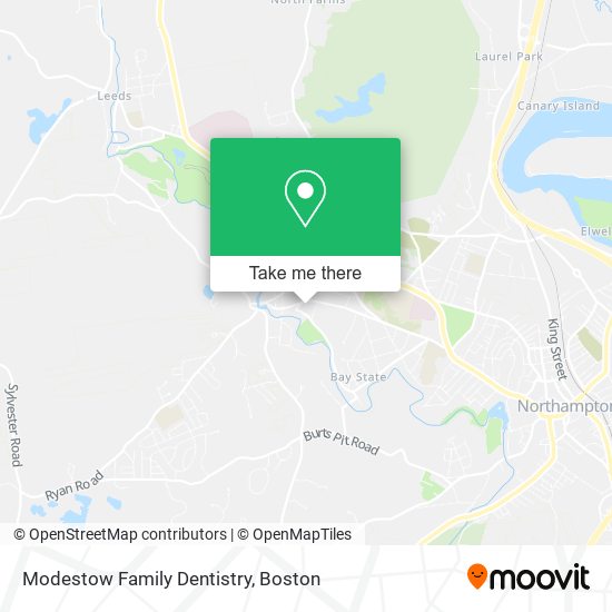 Modestow Family Dentistry map