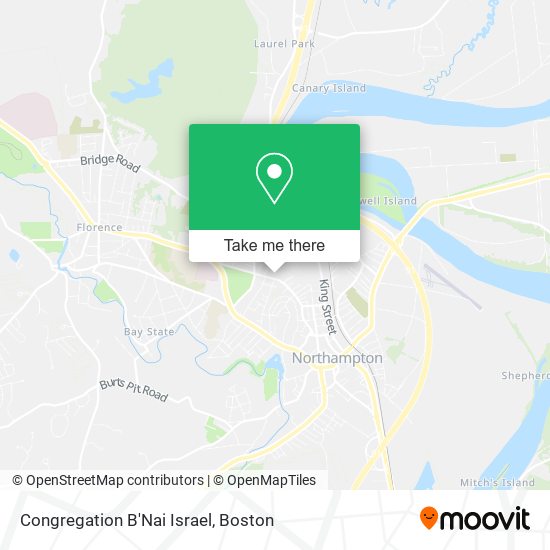 Mapa de Congregation B'Nai Israel