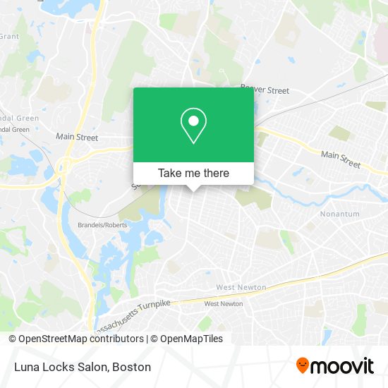 Luna Locks Salon map